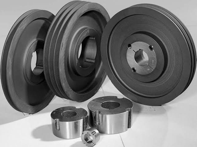 V Belt Pulley Complete Set | A type 1~6 grooves | ( With Taper Bush) | high quality cast iron pulley