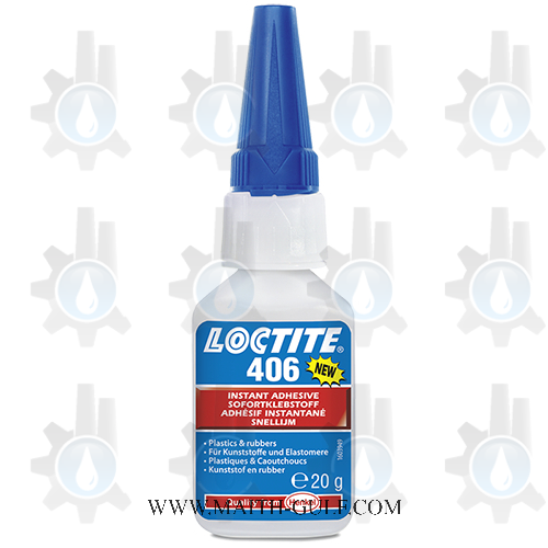 LOCTITE 406 Super Glue - Instant Adhesive - 20G - Plastic & Rubber