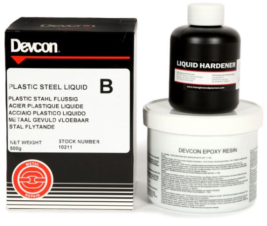 Devcon 10210 - Plastic Steel Liquid B - 1 lb